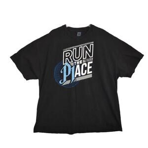 WWE Wrestling Men's 3XL "Run The Place" AJ Styles Black T-Shirt Smackdown